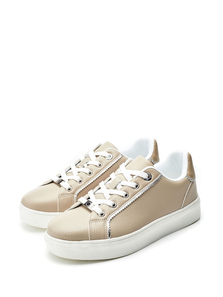 Moda in Pelle Belammy Scalloped Detail Trainers - Image 2 of 4