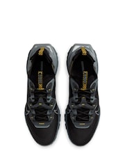 Nike Black/Yellow React Vision Trainers - Image 10 of 11