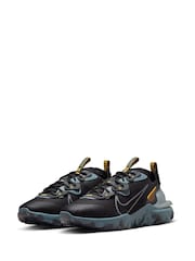 Nike Black/Yellow React Vision Trainers - Image 2 of 11