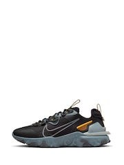 Nike Black/Yellow React Vision Trainers - Image 6 of 11