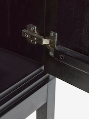 Black N Premium Ritz Mango Wood Drinks Cabinet - Image 4 of 4