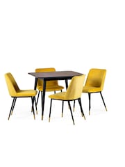 Julian Bowen Brown Findlay Square Dining Table - Image 5 of 6
