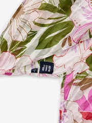 Gap Green Pleated V Neck Cinched Sleeveless Top - Image 3 of 4