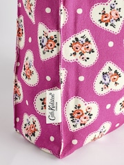 Cath Kidston Pink Hearts Large Book 100% Cotton Bag - Image 4 of 6