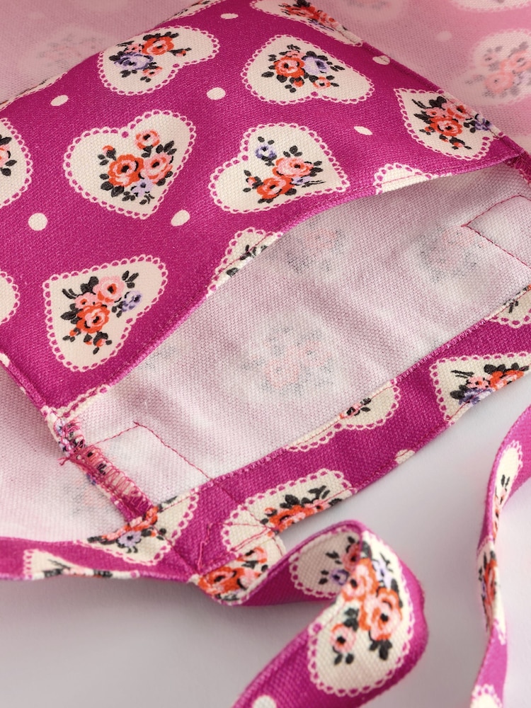 Cath Kidston Pink Hearts Large Book 100% Cotton Bag - Image 6 of 6