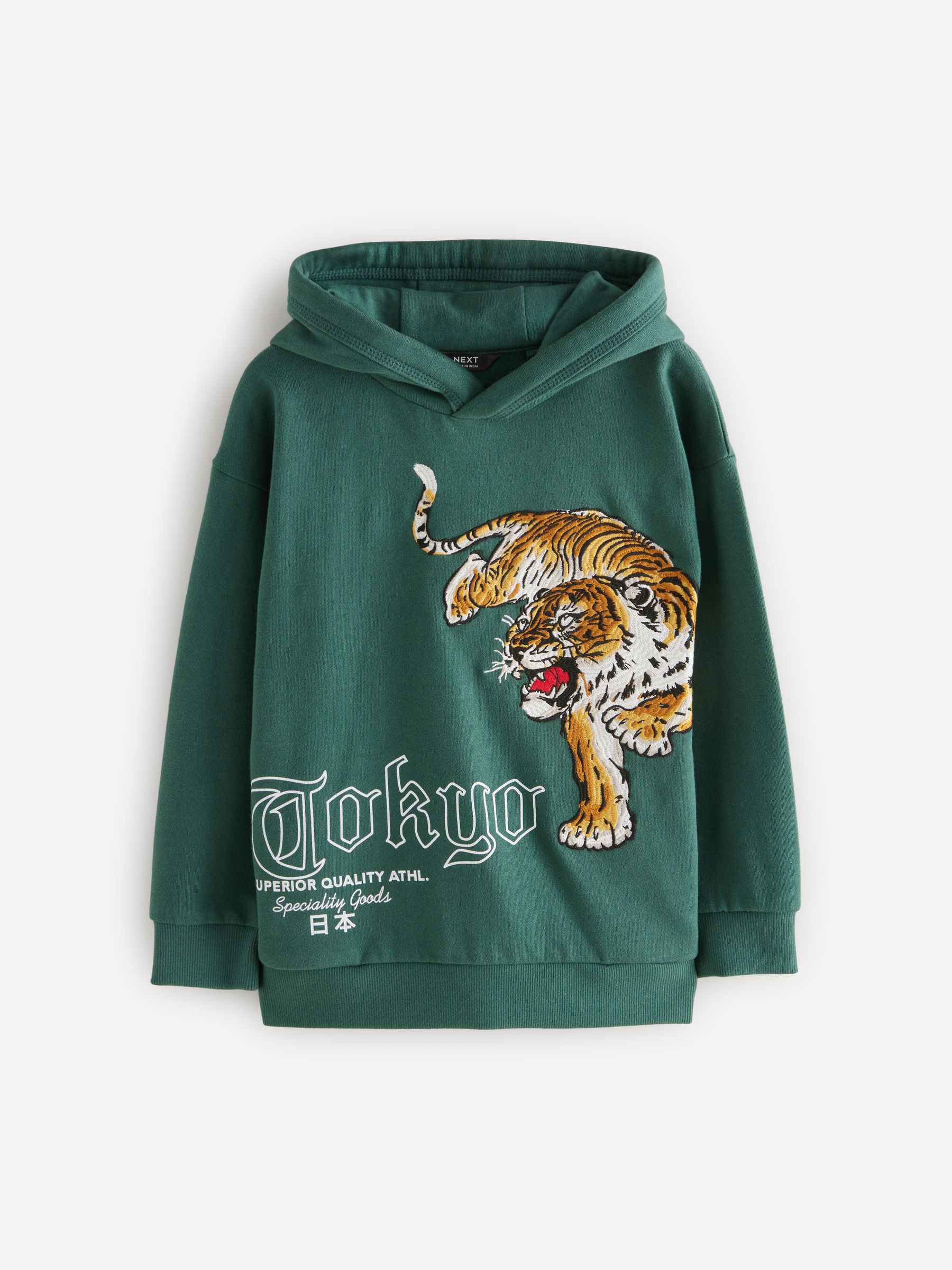 Green tiger hoodie store