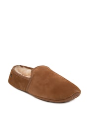 Just Sheepskin Brown Mens Chester Slippers - Image 3 of 5