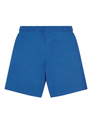 Jack Wills Blue Dark Boys Loopback 100% Cotton Shorts - Image 2 of 3