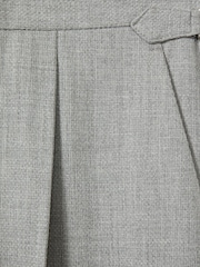 Reiss Grey Bridge Tapered Trousers with Turn-Ups - Image 6 of 6