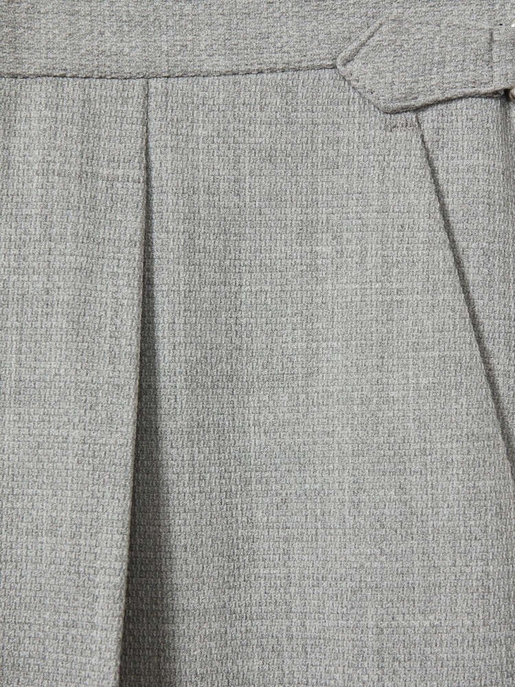 Reiss Grey Bridge Tapered Trousers with Turn-Ups - Image 6 of 6