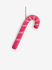 Pink XL Candy Cane Christmas Bauble - Image 3 of 3