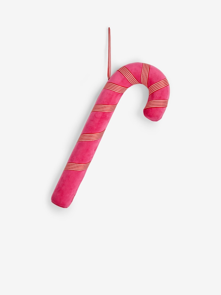 Pink XL Candy Cane Christmas Bauble - Image 3 of 3