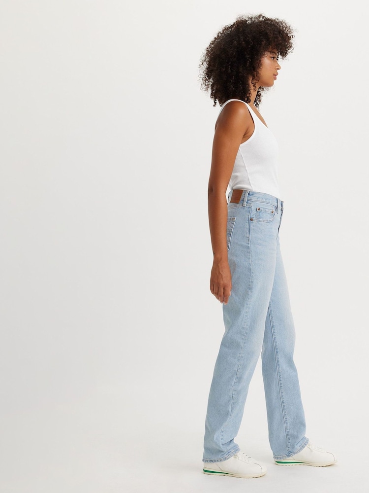 Levi's® Light Blue 501® 90's 100% Cotton Jeans - Image 3 of 8