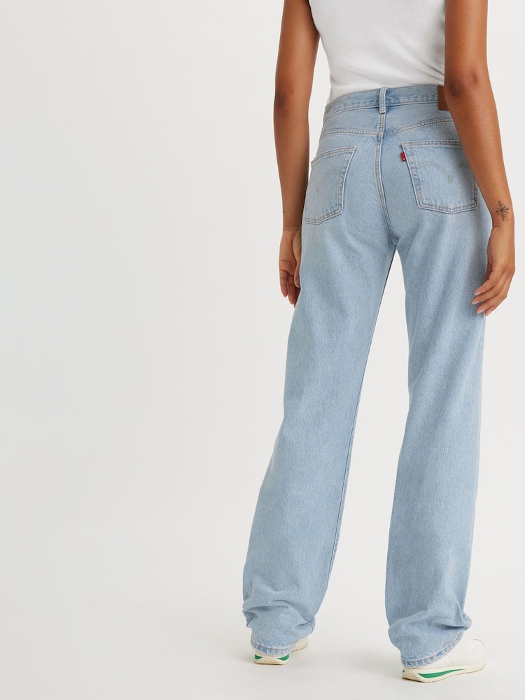 Levi's® Light Blue 501® 90's 100% Cotton Jeans - Image 5 of 8