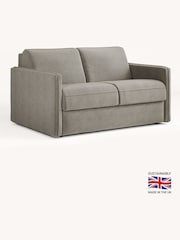 Jay-Be Brushed Twill Smoke Grey Slim 2 Seater Sofa Bed - Image 2 of 6
