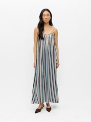 OBJECT Brown Stripe Midi Dress - Image 2 of 4