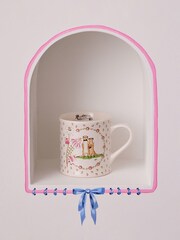 Cath Kidston Cream Wedding Meerkat Mollie Mug Set Of 4 - Image 1 of 4