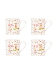 Cath Kidston Cream Wedding Meerkat Mollie Mug Set Of 4 - Image 2 of 4