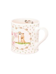 Cath Kidston Cream Wedding Meerkat Mollie Mug Set Of 4 - Image 4 of 4