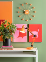 pt, Set of 2 Pink/Red Dachshund Wall Art Set - Image 1 of 3