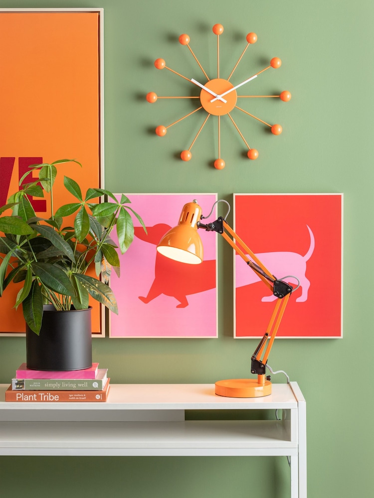 pt, Set of 2 Pink/Red Dachshund Wall Art Set - Image 1 of 3