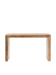 Gallery Home Natural Millom Console Table - Image 4 of 5