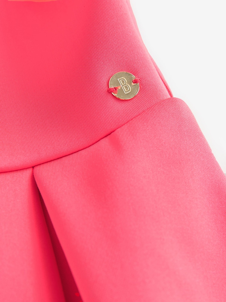 Baker by Ted Baker Coral Pink Frill Peplum Hem Dress - Bild 10 von 10 Baker by Ted Baker Coral Pink Frill Peplum Hem Dress - Bild 10 von 10