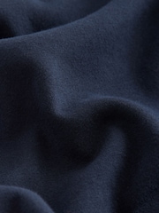 Navy Fleece Lined Loungewear 100% Cotton Pyjamas (3-16yrs) - Image 7 of 9