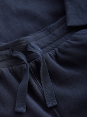 Navy Fleece Lined Loungewear 100% Cotton Pyjamas (3-16yrs) - Image 9 of 9