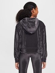 Nike Velour Zip Through Hoodie - Image 2 of 7