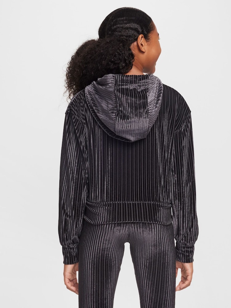 Nike Velour Zip Through Hoodie - Image 2 of 7