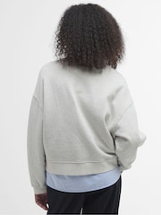 Barbour® Grey Silverdale Varsity Logo Sweatshirt - Image 2 of 7