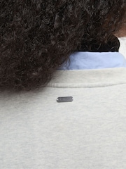 Barbour® Grey Silverdale Varsity Logo Sweatshirt - Image 5 of 7