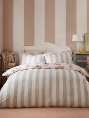 Cath Kidston Pink 100% Cotton Summer Parade Duvet Cover and Pillowcase Set - Image 2 of 4