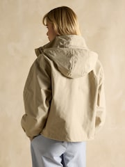 Joules Hove Stone Waterproof Windbreaker With Packable Hood - Image 2 of 10