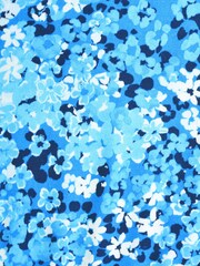 Live Unlimited Blue Floral Jersey Tie Front Midi Dress - Image 7 of 7
