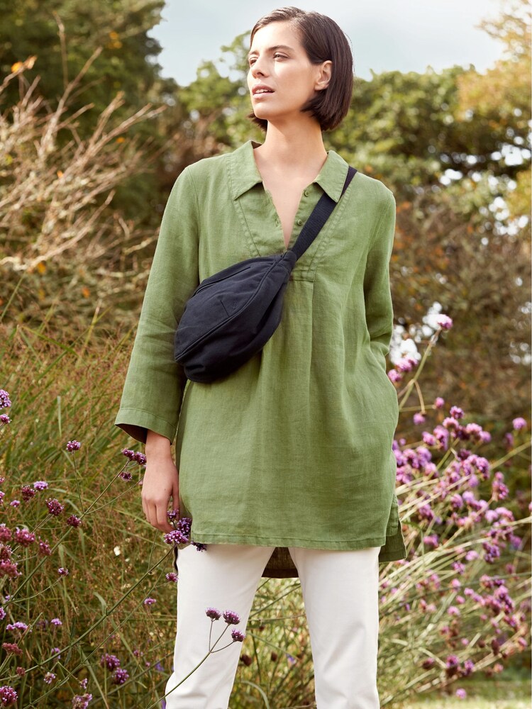 Seasalt Cornwall Green Tide Clock Tunic - Image 2 of 8 Seasalt Cornwall Green Tide Clock Tunic - Image 2 of 8