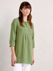 Seasalt Cornwall Green Tide Clock Tunic - Image 4 of 8