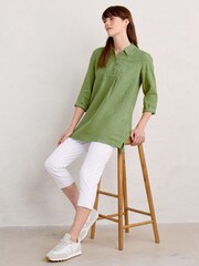 Seasalt Cornwall Green Tide Clock Tunic - Image 6 of 8