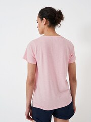 Crew Clothing 100% Cotton Perfect V-Neck Slub T-Shirt - Image 2 of 5