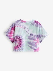 Purple Tie Dye Rolling Stones 100% Cotton T-Shirt (3-16yrs) - Image 5 of 6