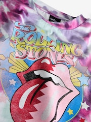 Purple Tie Dye Rolling Stones 100% Cotton T-Shirt (3-16yrs) - Image 6 of 6