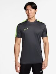 Nike Anthracite Grey Dri-FIT Academy Training T-Shirt - Image 1 of 3