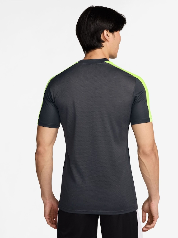 Nike Anthracite Grey Dri-FIT Academy Training T-Shirt - Image 2 of 3
