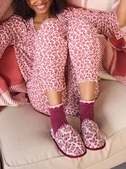 Laura Ashley Hargate Leaves Mule Slippers - Image 2 of 9