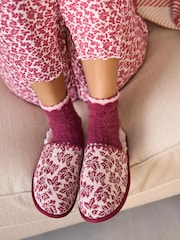 Laura Ashley Hargate Leaves Mule Slippers - Image 4 of 9