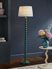Green Bobbin Floor Lamp - Image 1 of 5