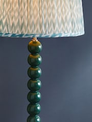 Green Bobbin Floor Lamp - Image 3 of 5