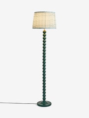 Green Bobbin Floor Lamp - Image 4 of 5