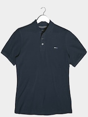 BadRhino Big & Tall Blue 100% Cotton Essential Polo Shirt - Image 2 of 3